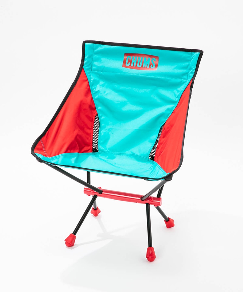 CHUMS FOLDING CHAIR BOOBY FOOT [TEAL/RED]